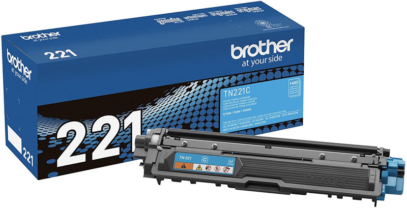 Brother® - TN-221 Standard Yield Cyan Toner Cartridge (TN221C)