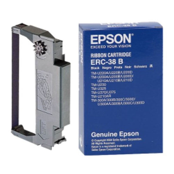 Epson ERC 38 ruban noire produit originale epson-1/paquet. - S.O.S Cartouches inc.