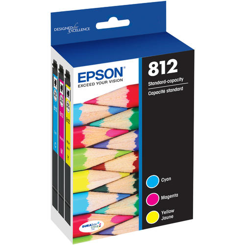 Epson® - T812 three-colour ink cartridges, pack/3 (T812520-S)