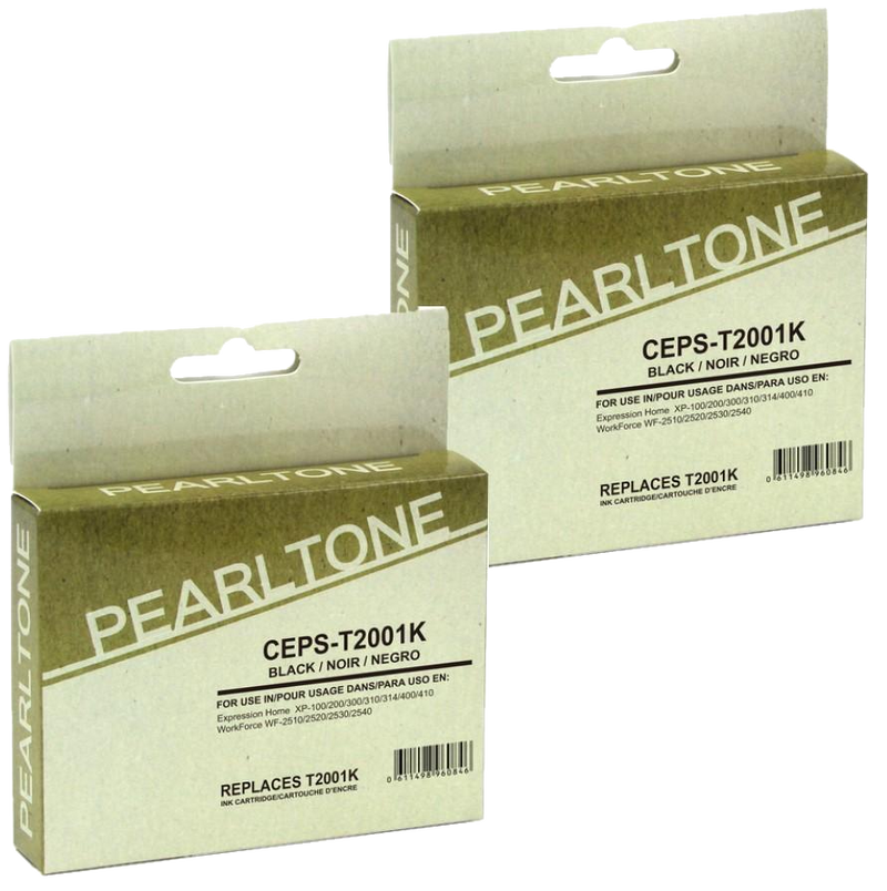 Pearltone® – Cartouche d'encre 200XL noire rendement élevé paq.2 (T200XL120D2) – Modèle économique. - S.O.S Cartouches inc.