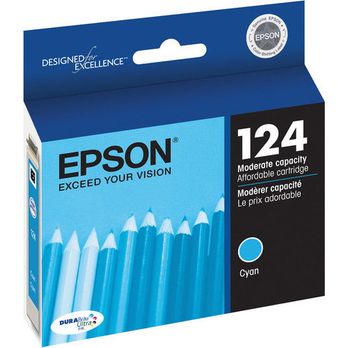 Epson® – Cartouche d'encre 124 cyan rendement standard (T124220) - S.O.S Cartouches inc.