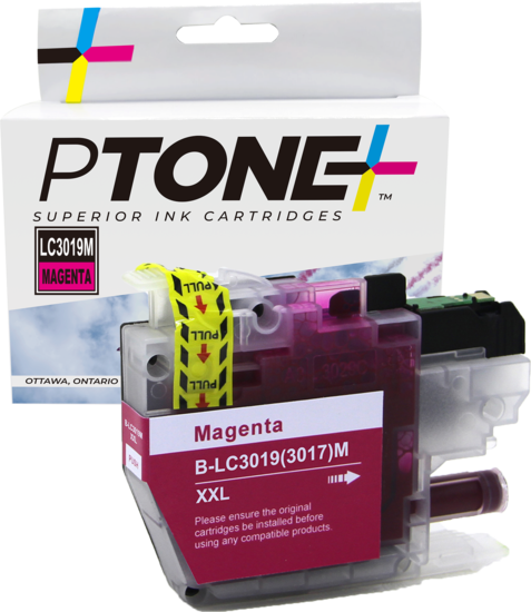 Ptone® – Cartouche d'encre LC-3029 magenta rendement élevé (LC3029M) – Qualité Supérieur. - S.O.S Cartouches inc.