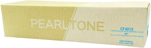 Pearltone® – Cartouche toner 201X cyan rendement élevé (CF401X) – Modèle économique. - S.O.S Cartouches inc.