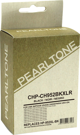 Pearltone® – Cartouche d'encre 952XL noire rendement élevé (F6U19AN) – Modèle économique. - S.O.S Cartouches inc.