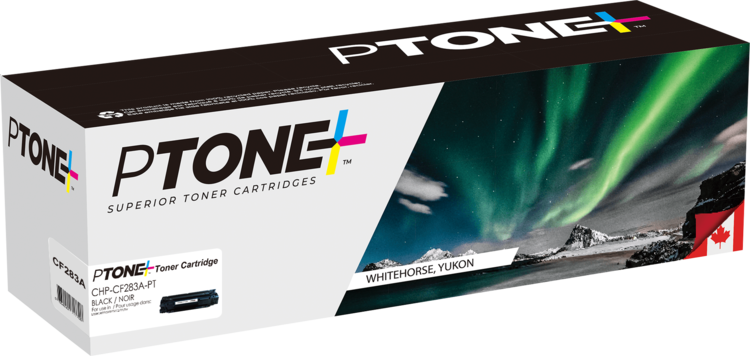 Ptone® – Cartouche toner 83A noire rendement standard (CF283A) – Qualité Supérieur. - S.O.S Cartouches inc.