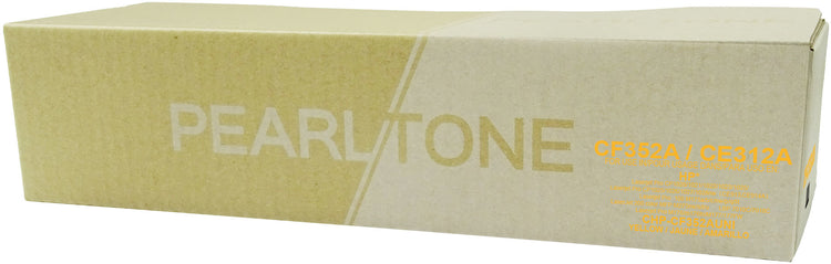 Pearltone® – Cartouche toner 130A jaune rendement standard (CF352A) – Modèle économique. - S.O.S Cartouches inc.