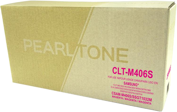 Pearltone® –  Cartouche toner CLT-M406S magenta rendement standard (CLTM406) – Modèle économique. - S.O.S Cartouches inc.