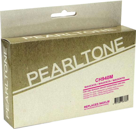 Pearltone® – Cartouche d'encre 940XL magenta rendement élevé (C4908AN) – Modèle économique. - S.O.S Cartouches inc.