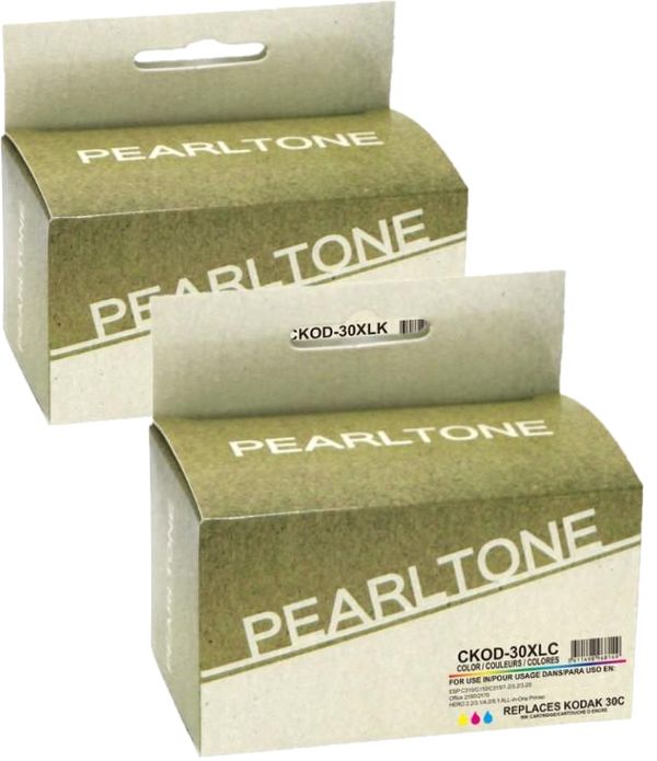 Pearltone® – Cartouche d'encre 30XL noire et couleurs rendement élevé paq.2 (30XLCL) – Modèle économique. - S.O.S Cartouches inc.