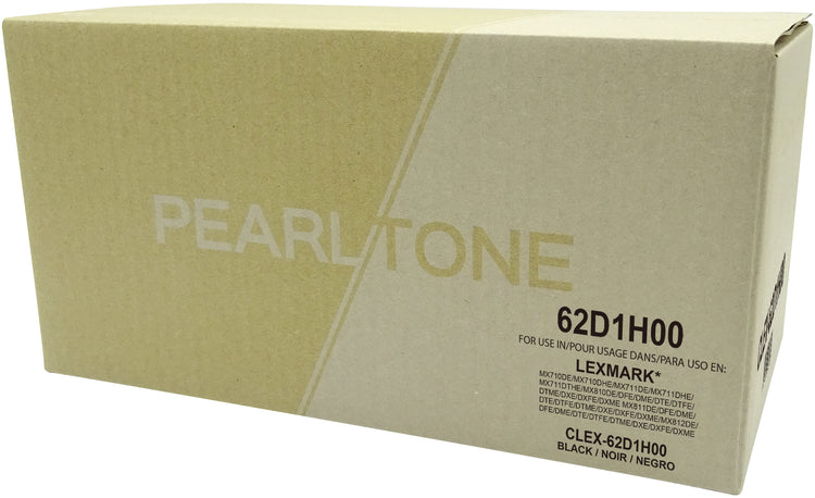 Pearltone® – Cartouche toner 621H noire rendement élevé (62D1H00) – Modèle économique. - S.O.S Cartouches inc.