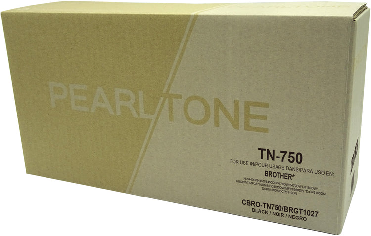 Pearltone® – Cartouche toner TN-750 noire rendement élevé (TN750BK) – Modèle économique. - S.O.S Cartouches inc.