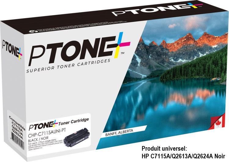 Ptone® – Cartouche toner 15A noire rendement standard (C7115A) – Qualité Supérieur. - S.O.S Cartouches inc.