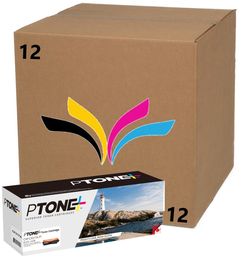 Ptone® - Black 17A Standard Yield Toner Cartridge (CF217A) - Premium Quality.